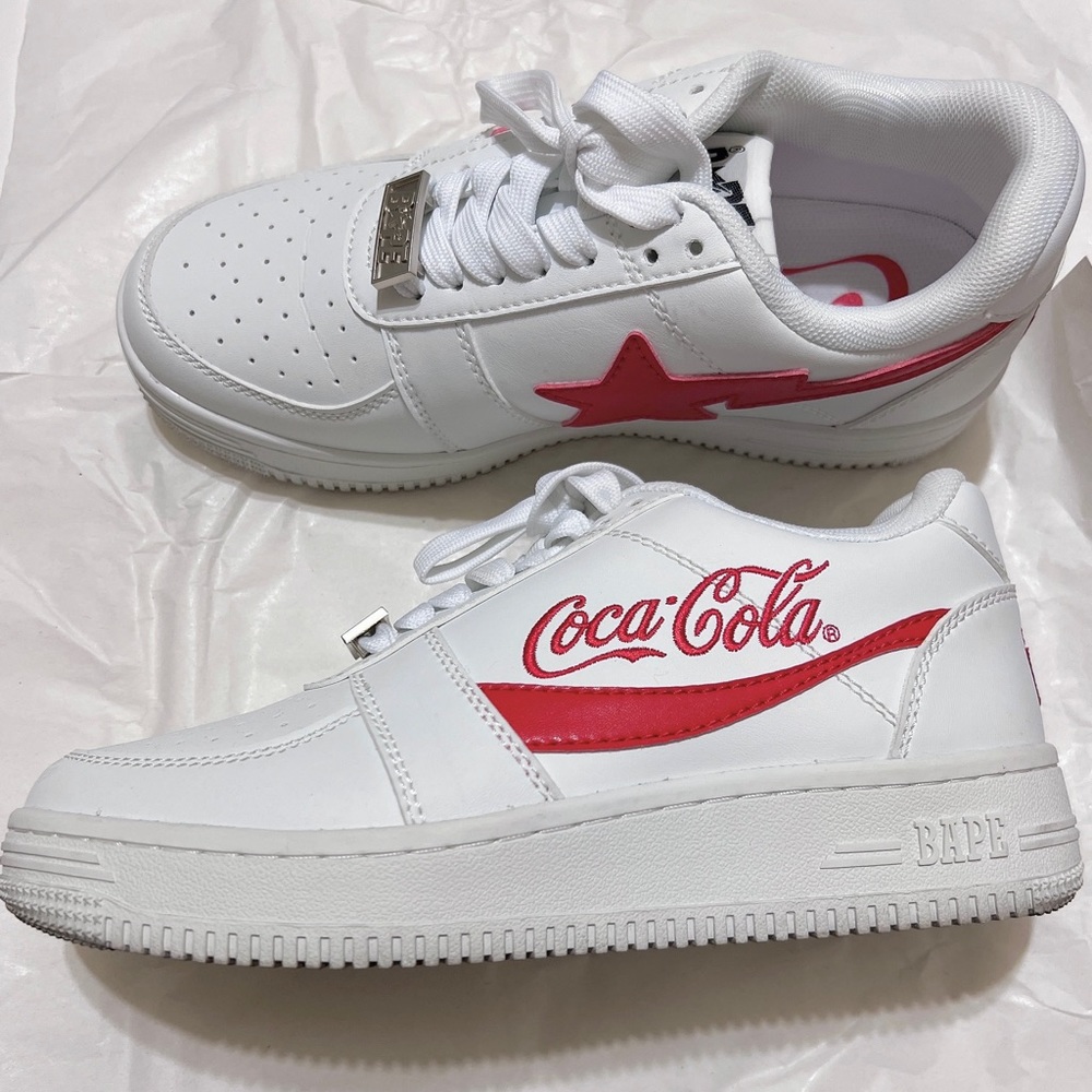 Coca-Cola x Bapesta Low 'White' (used)